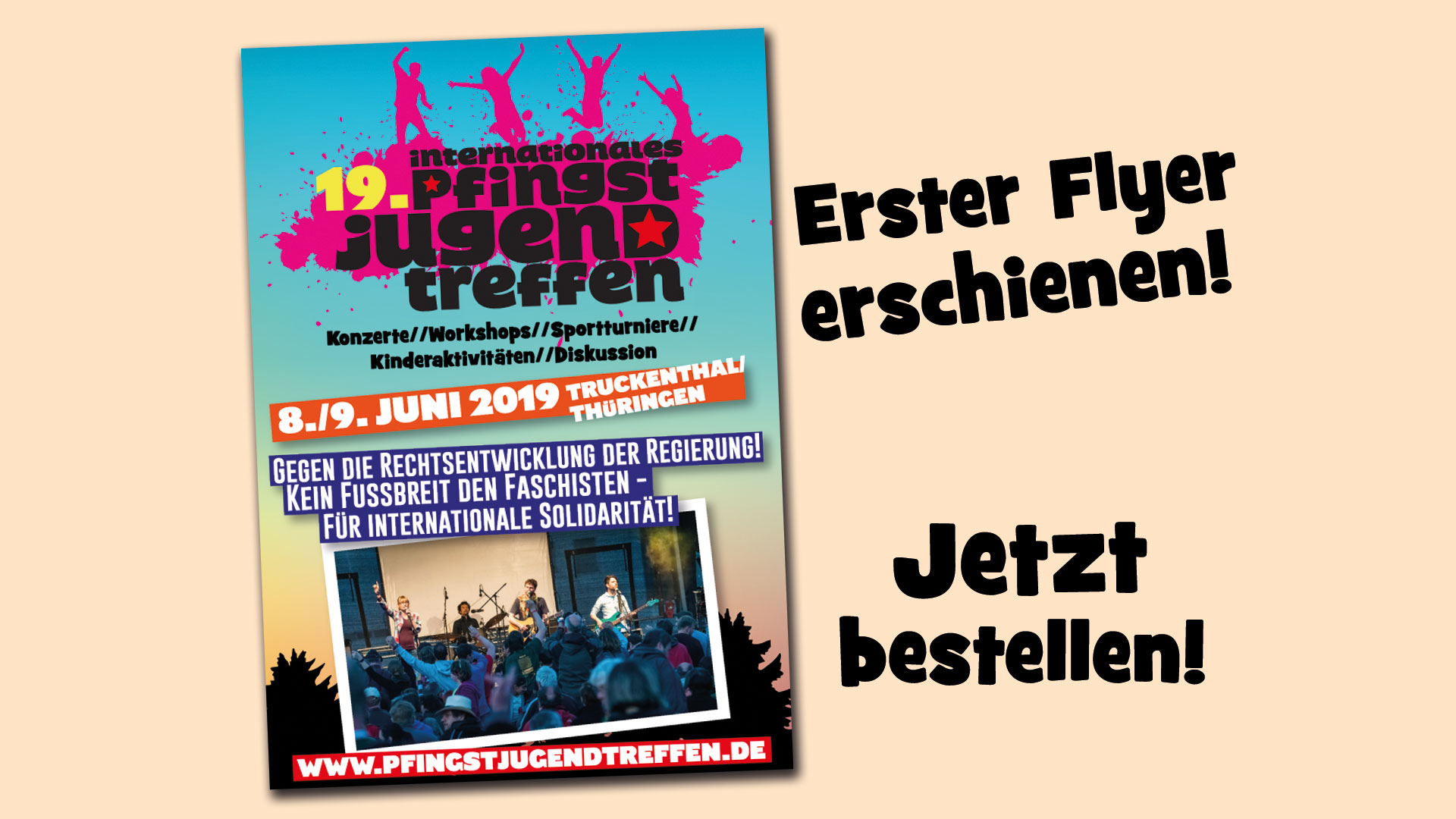 Erster Flyer des 19. Pfingstjugendtreffens erschienen!