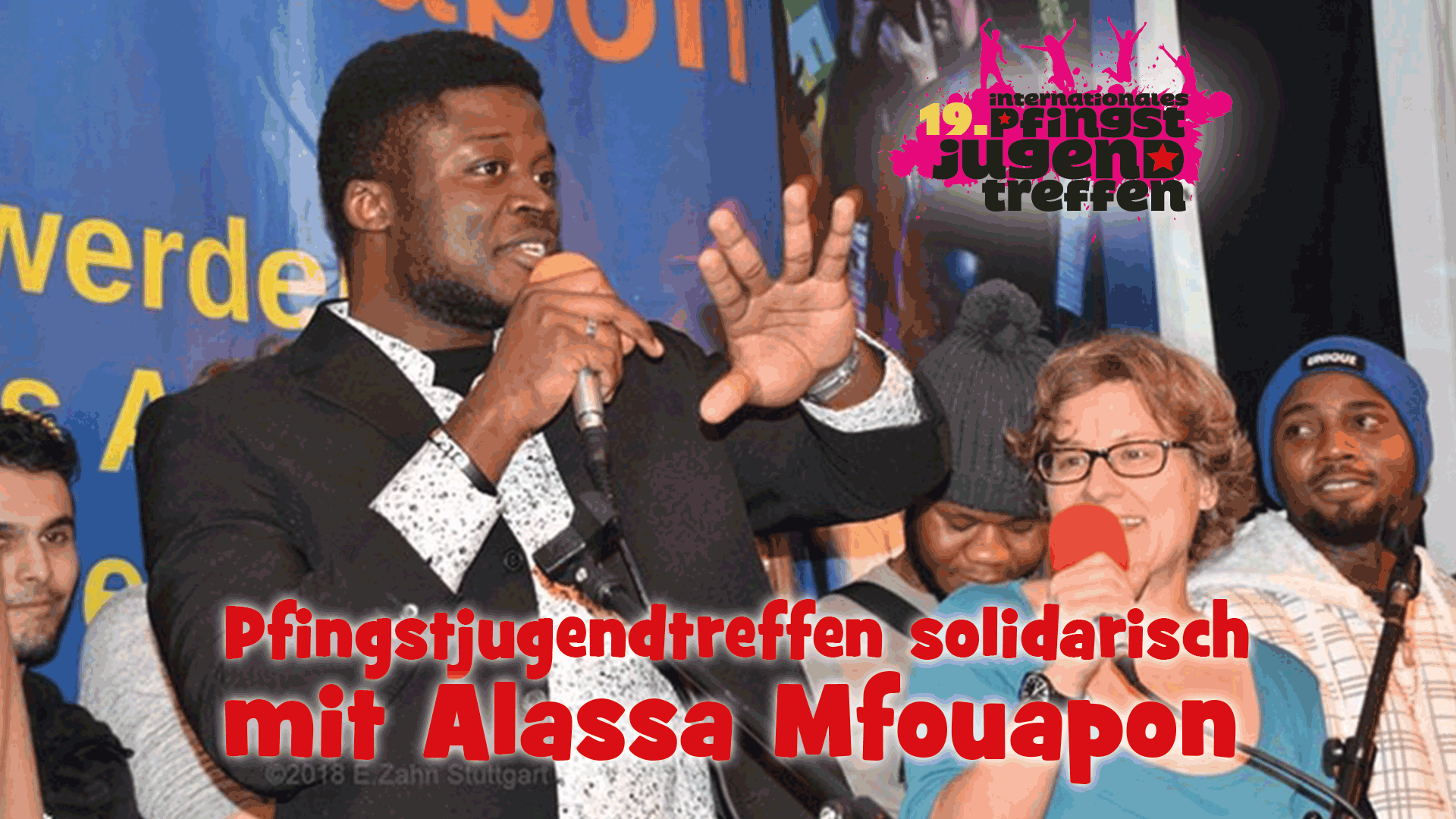 Solierklärung des Pfingstjugendtreffens mit Alassa Mfouapon!
