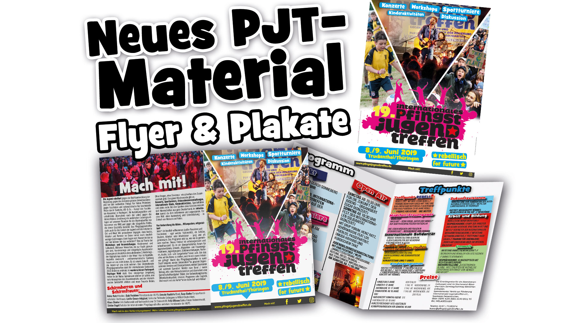Neue PJT Plakate & Flyer!