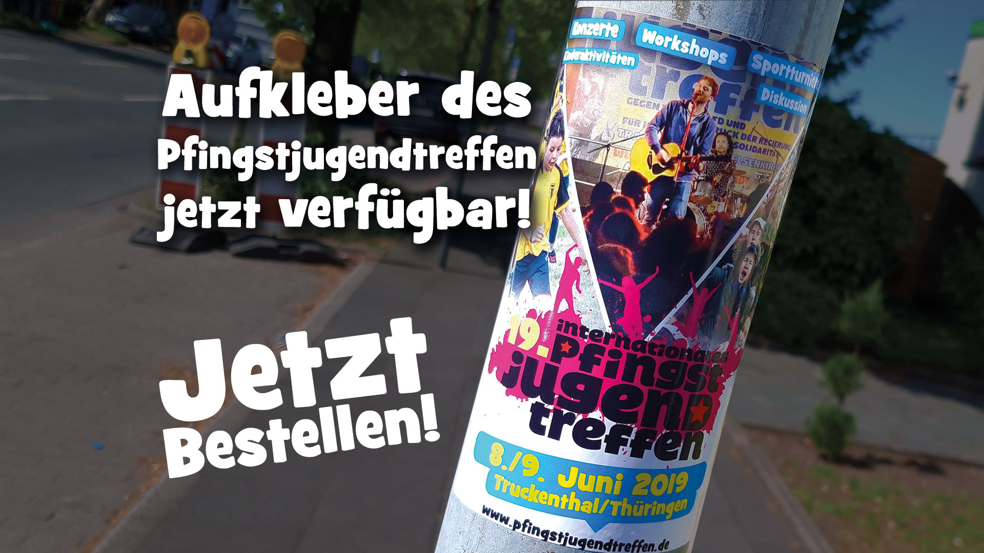 NEU: Pfingstjugendtreffen-Aufkleber!