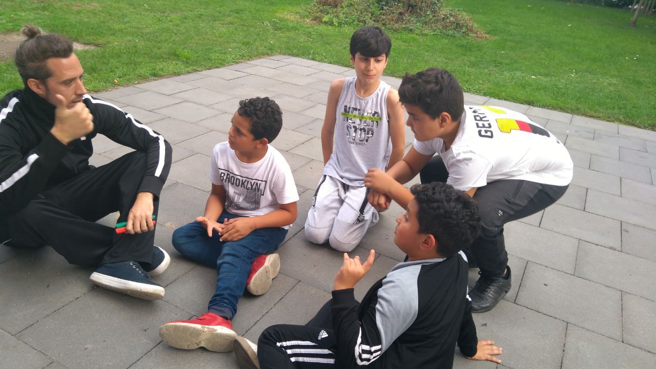 RAP-Workshop für Kinder auf dem Pfingstjugendtreffen